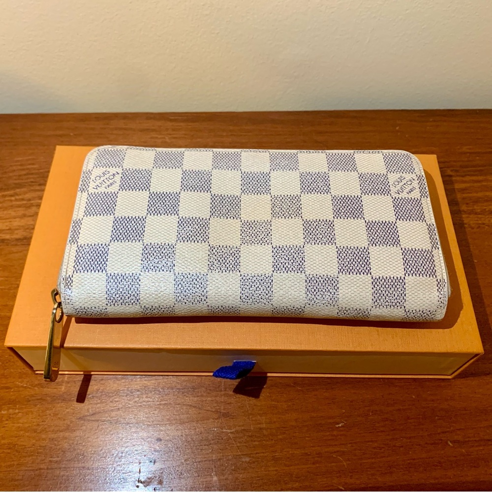 Louis Vuitton Zippy Wallet Damier Azur Full Inclusion